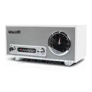Bluetooth Speaker With Fm Radio Analog Alarm Clock and 5v 1a