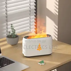 Cross-Border Christmas Flame Ambient Home Humidifier Liquid Room