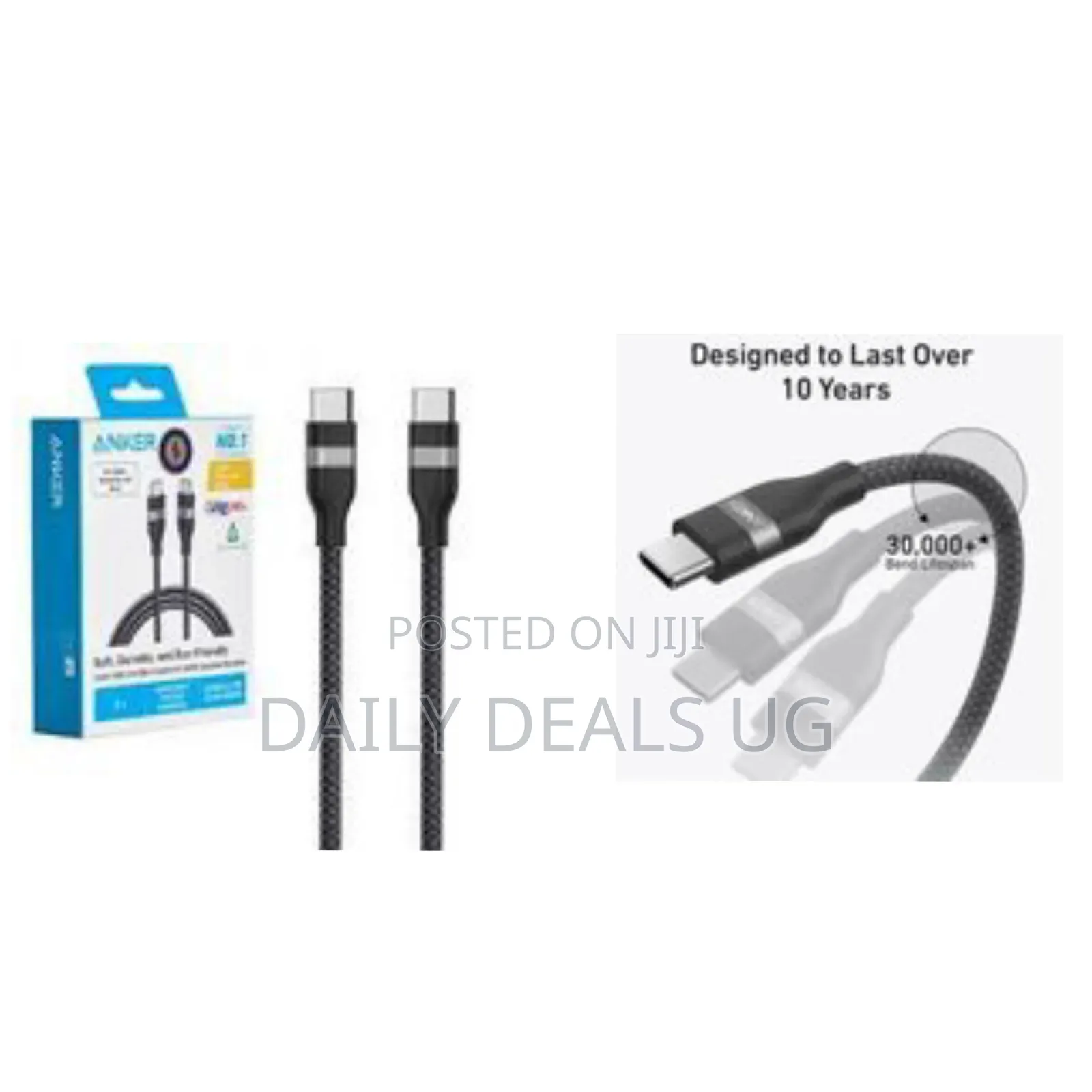 Anker Usb C to Usb-C Cable Fast Charging Cord for iPhone 16/15 Series