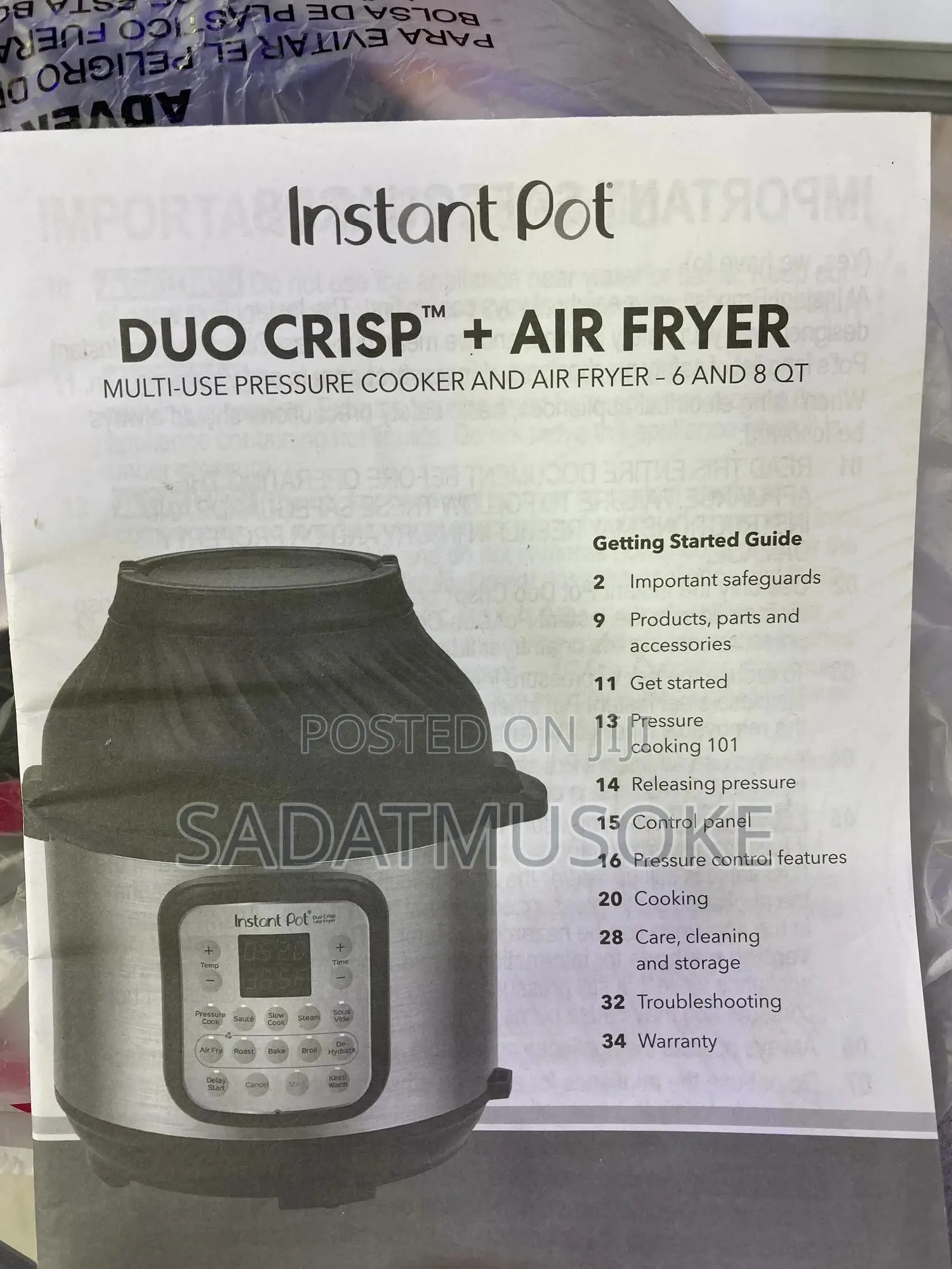 Instant Pot Duo Crisp 11-in-1 Air Fryer And Electric Pressure Cooker