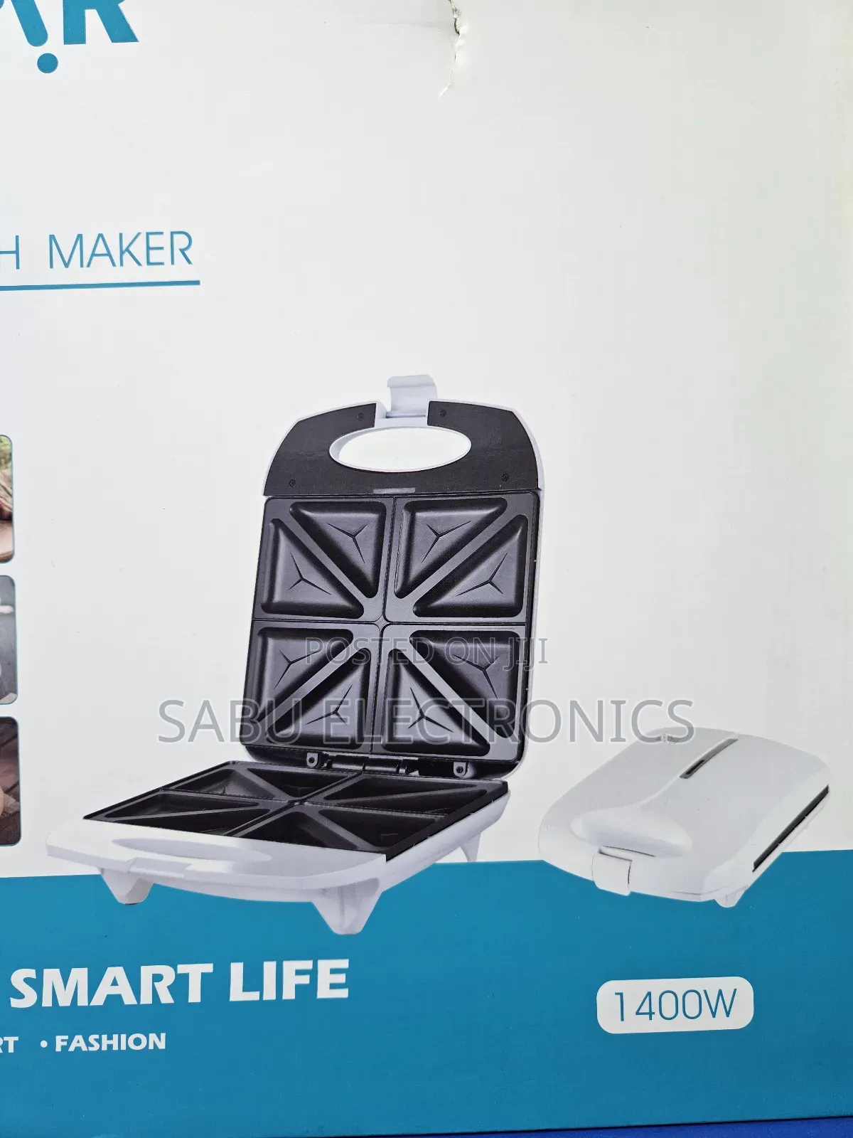 Winningstar 1400w Sandwich Maker –4 Slices of Sandwich