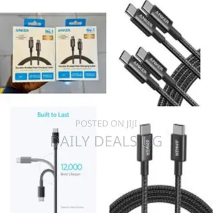 Anker Usb C to Usb C Cable, Type-C 60w Braided Fasting Charging Cable