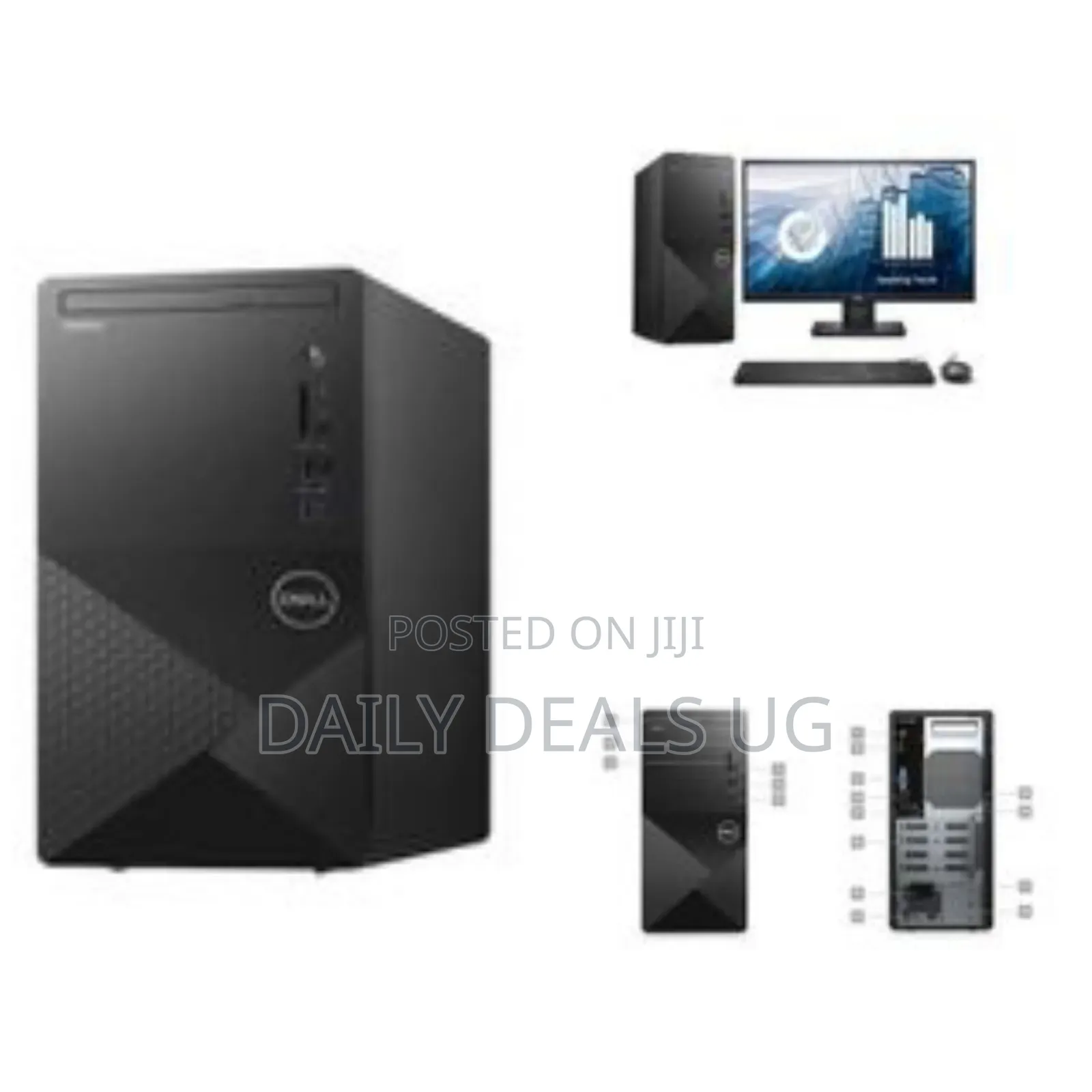 Dell Vostro 3888 10th Gen Intel Core I3 18.5" Monitor -Black