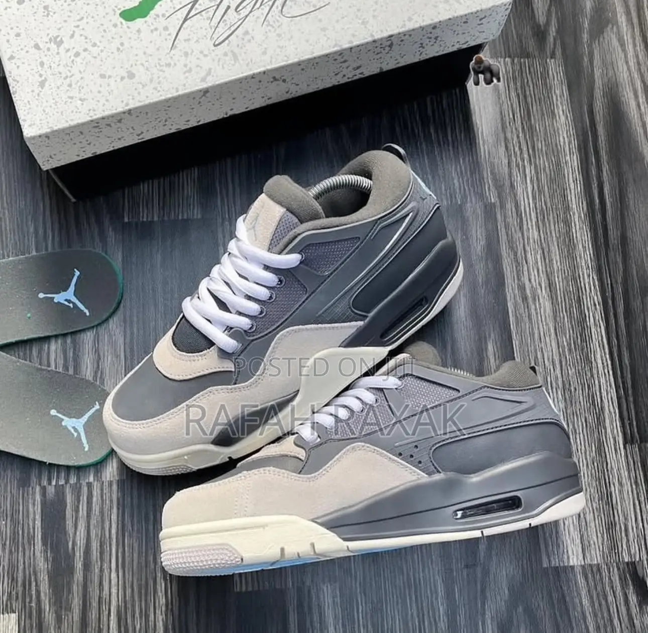 Original Nike Air Jordan 4 Rm “Iron Grey” Sneakers