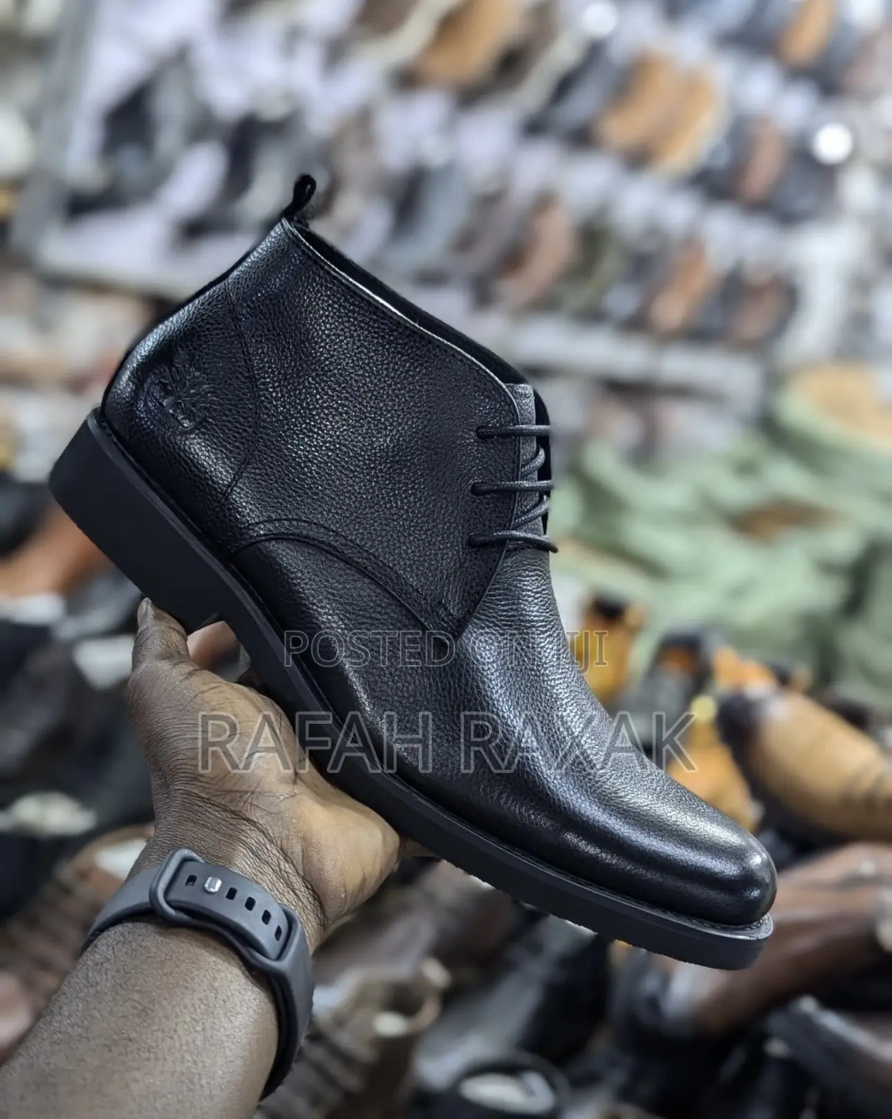 Original Men’S Black Timberland Formal Office Leather Boots