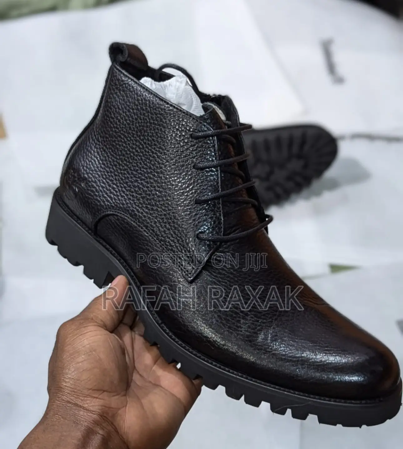Original Men’S Black Timberland Gentle Rough Leather Boots