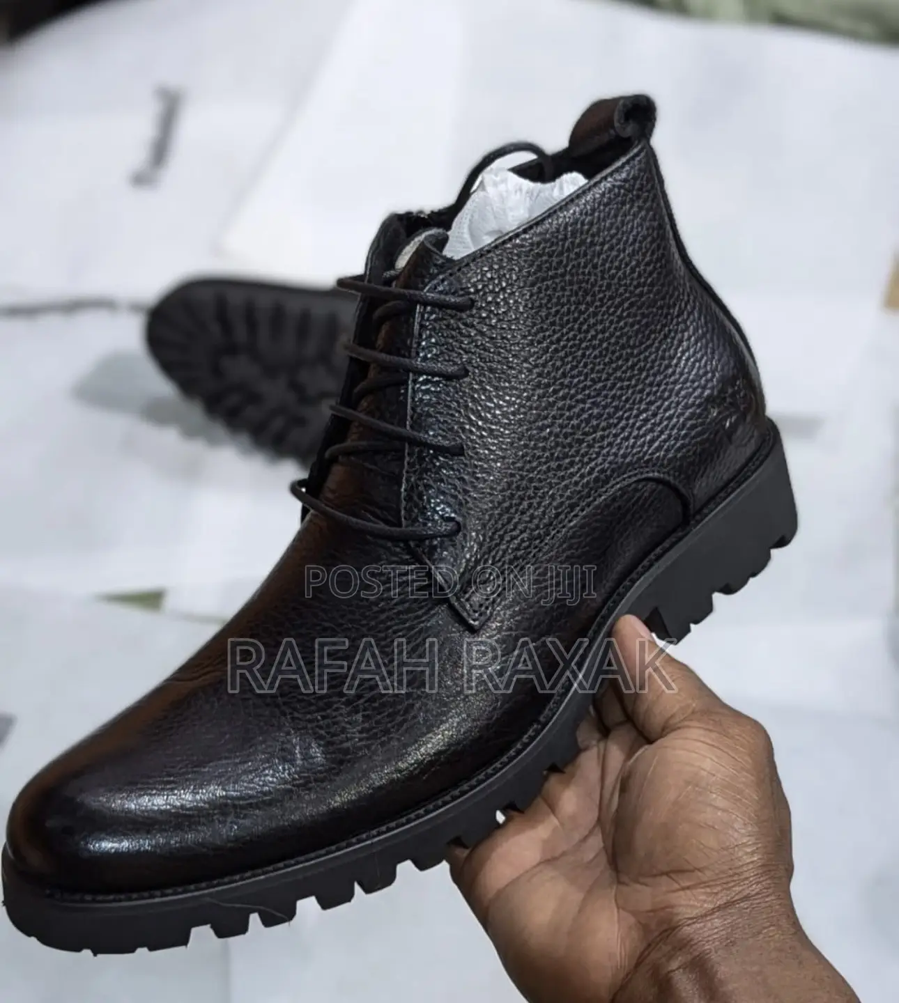 Original Men’S Black Timberland Gentle Rough Leather Boots