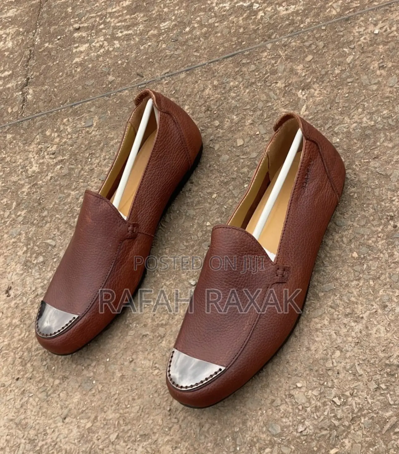 Original Men’S Classic Fashion Designer Brown Versace Loafers