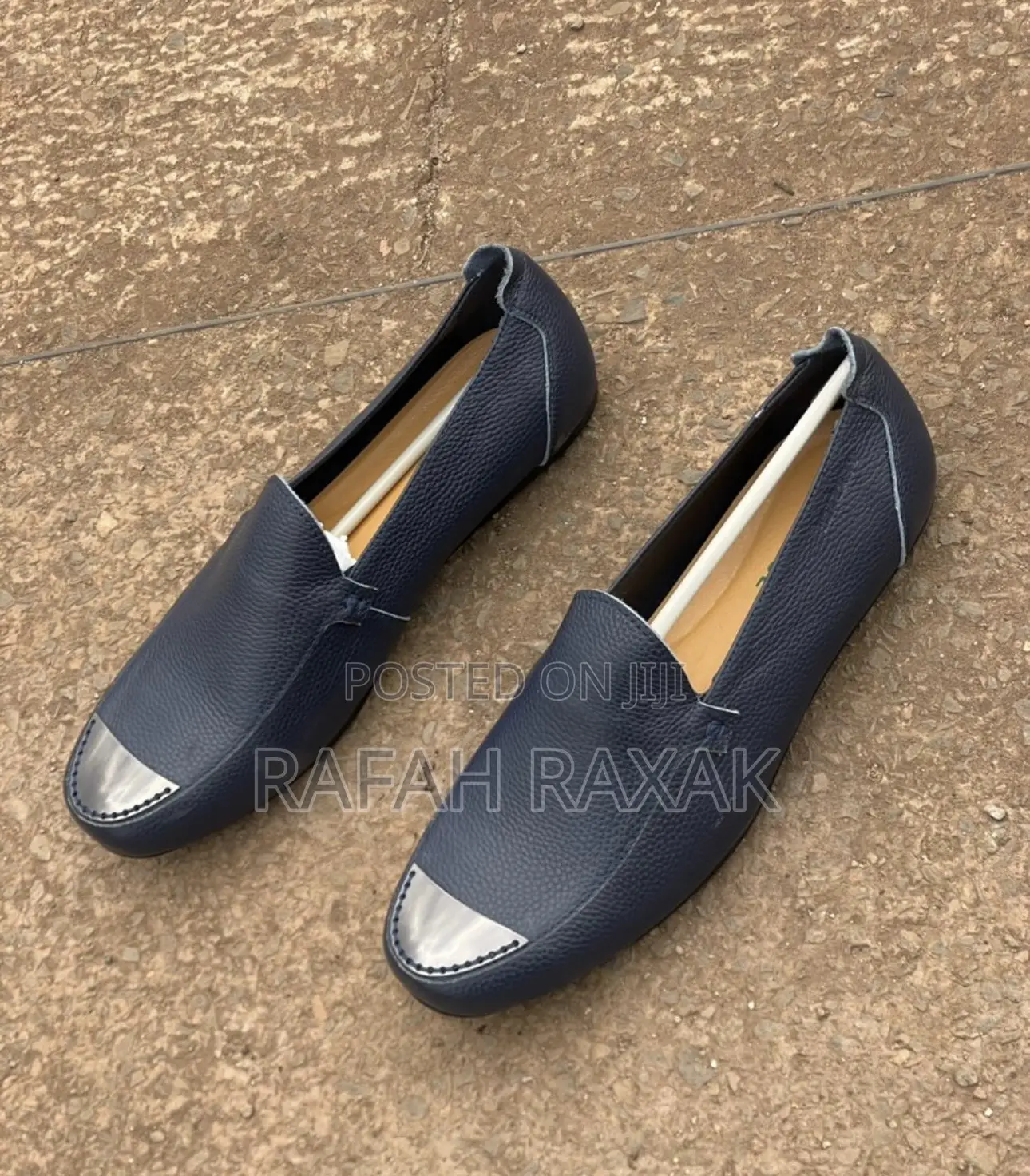 Original Navy Blue Fashion Designer Versace Loafers