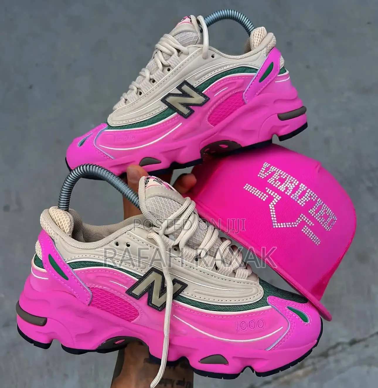Unisex Pink/Beige New Balance 1000 Sneakers