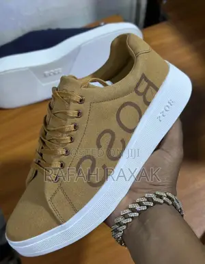 Original Brown/White Suede Boss Smart Casual Low Shoes