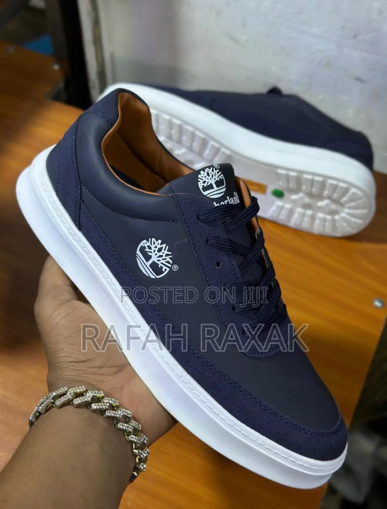 Original Navy Blue/White Timberland Smart Casual Low Shoes