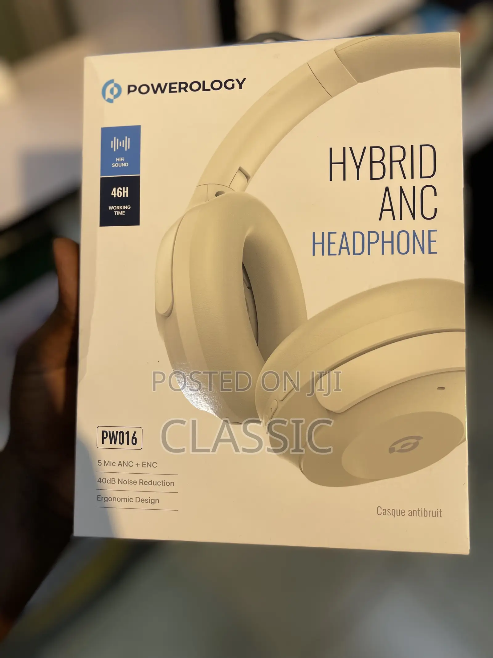 Powerology Hybrid Anc Headphone
