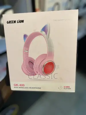 Green Lion Gl-400 Kids Wireless Head Phone Pink