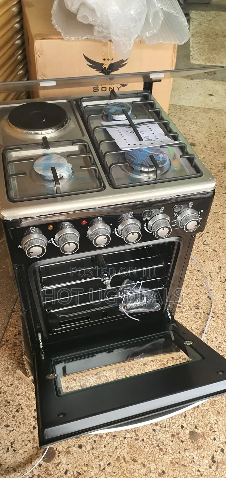 Panasony 3 Gas + 1 Electric Up And Down E-oven / Grill Stick  50x50cm