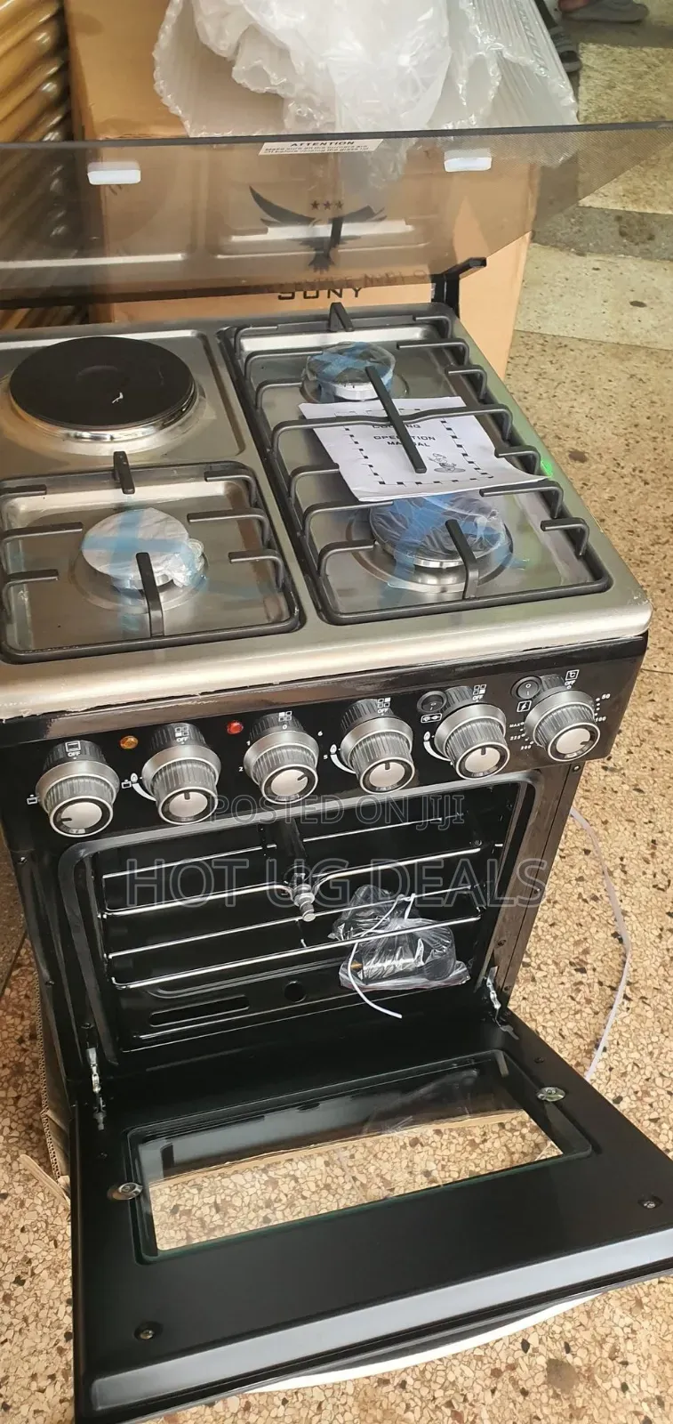 Panasony 3 Gas + 1 Electric Up And Down E-oven / Grill Stick  50x50cm