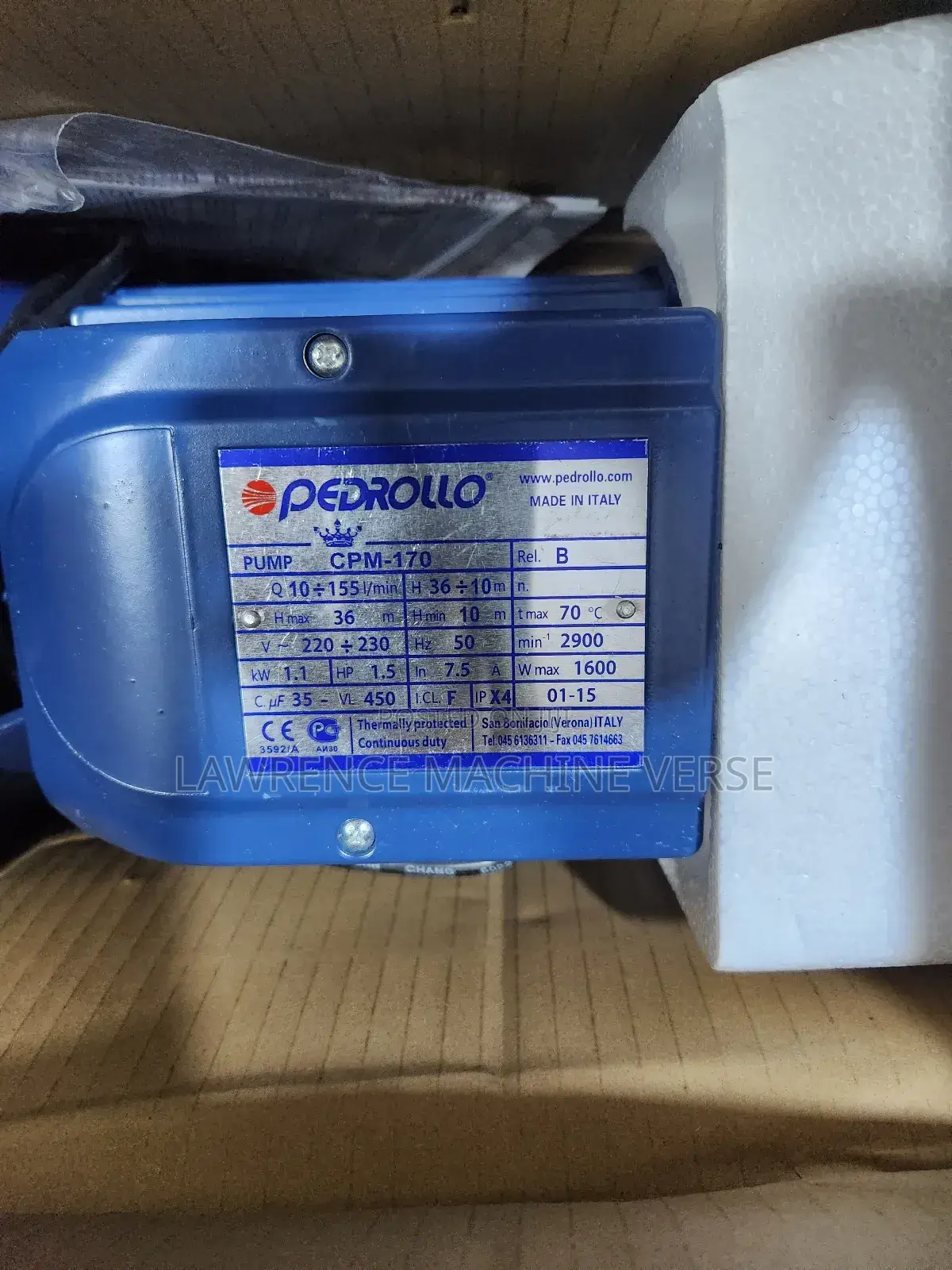 Surface Water Pump 1.5hp Pedroll