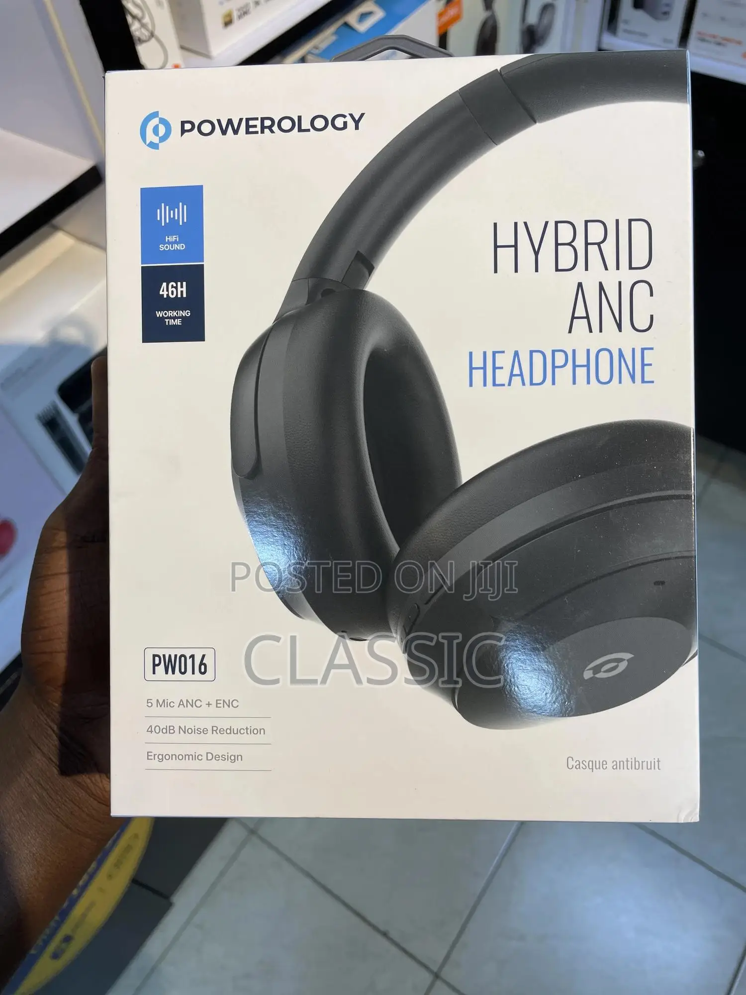 Powerology Hybrid Anc Headphone
