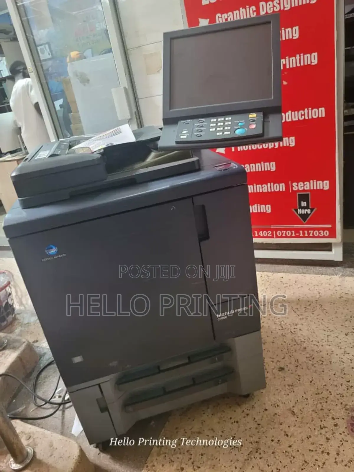 Konica C1060 Press With Scanner Copier Functions .