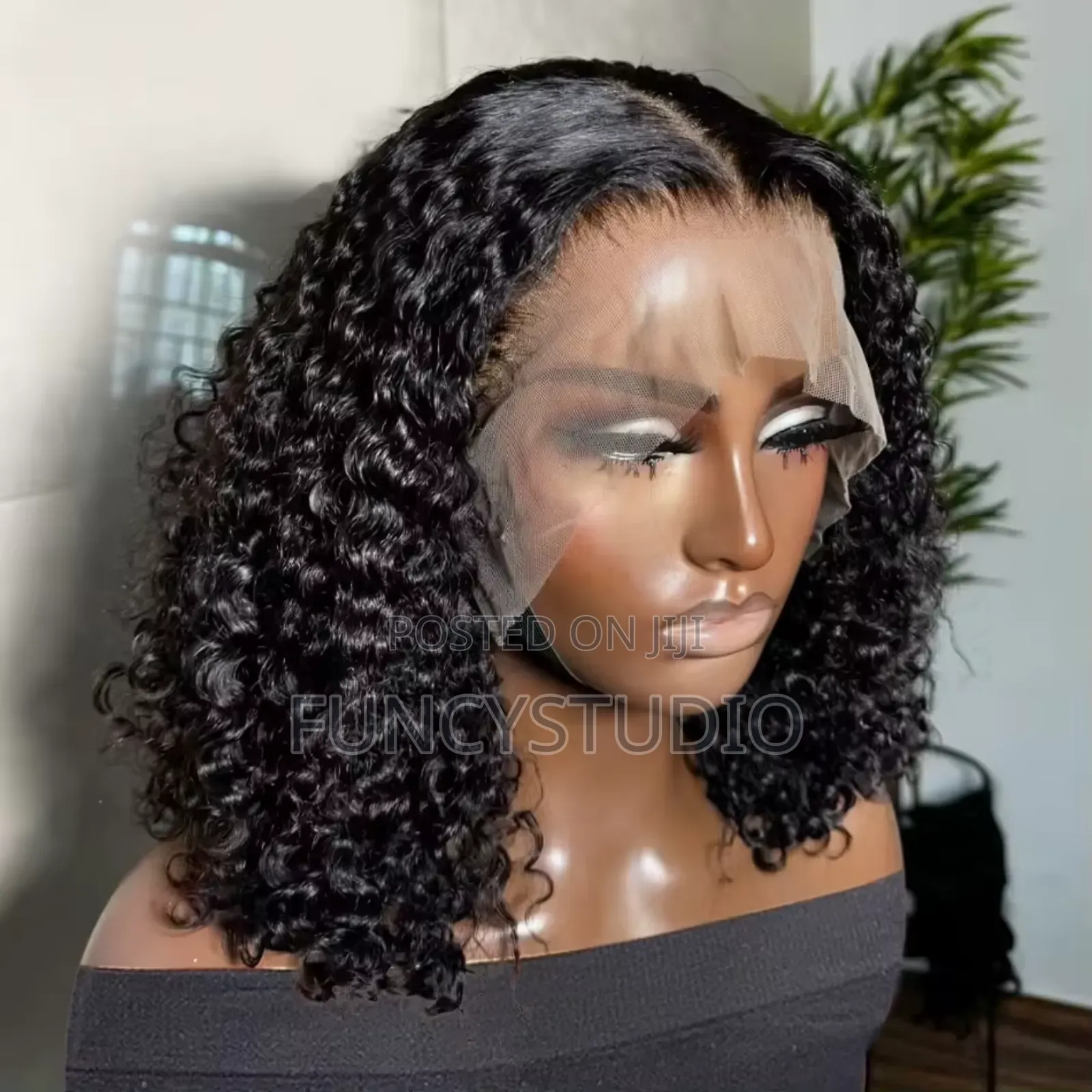 Deep Curl Human Hair Wig