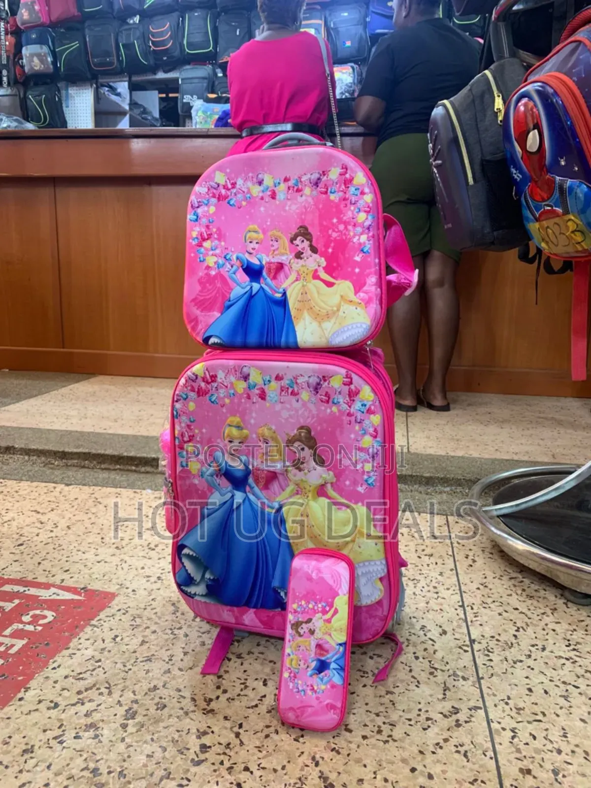 Kids Cartoon Backpack Set Of 3 Piece Kids School Bag