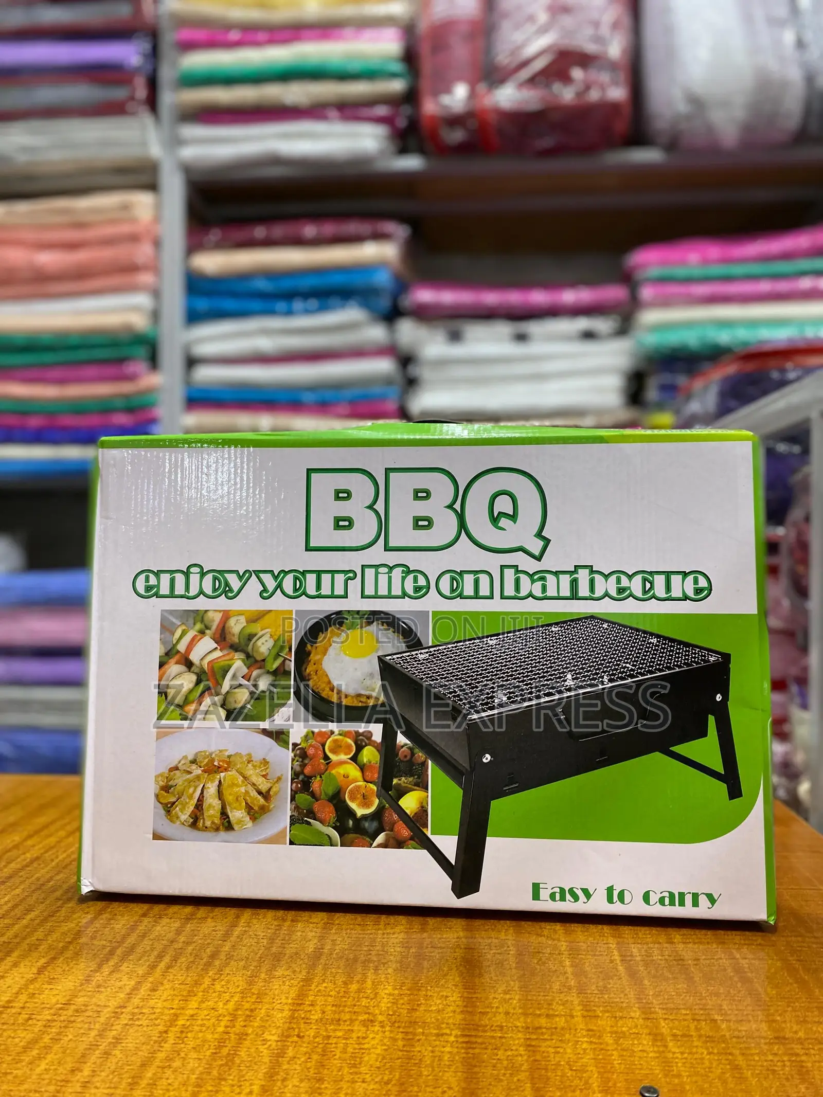 BBQ Charcoal Grill, Folding Portable Lightweight Barbecue