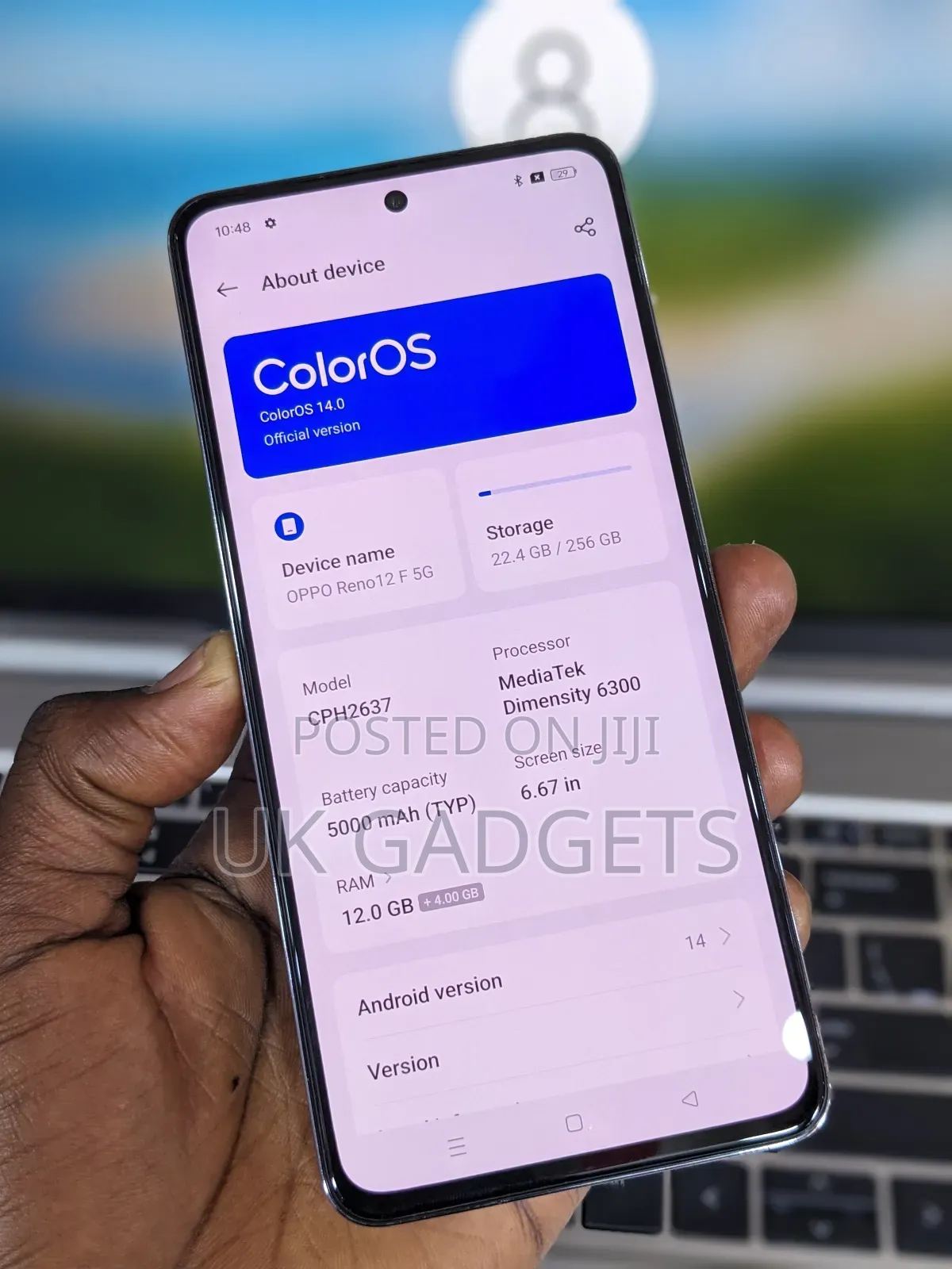 Oppo Reno12 F 5G 256 GB Orange