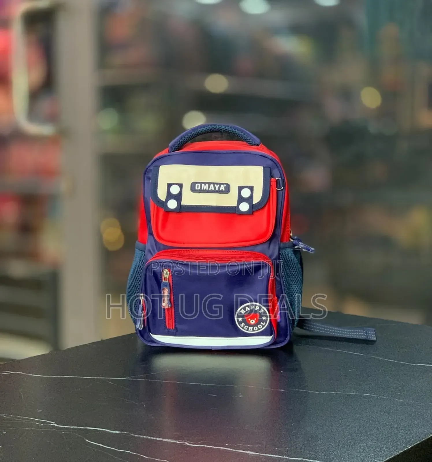 Kids Back To School Bag For Both Girls And Boys - Red/Blue