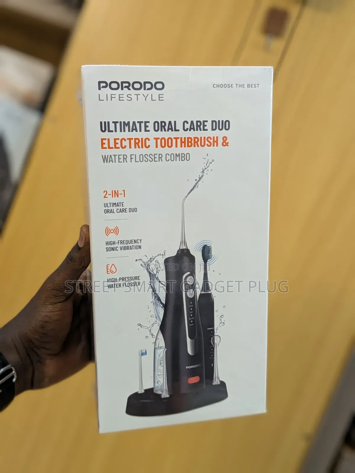Porodo Water Flosser and Electric Toothbrush Combo Pack