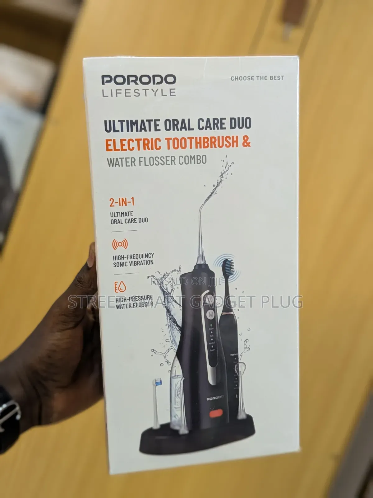 Porodo Water Flosser and Electric Toothbrush Combo Pack