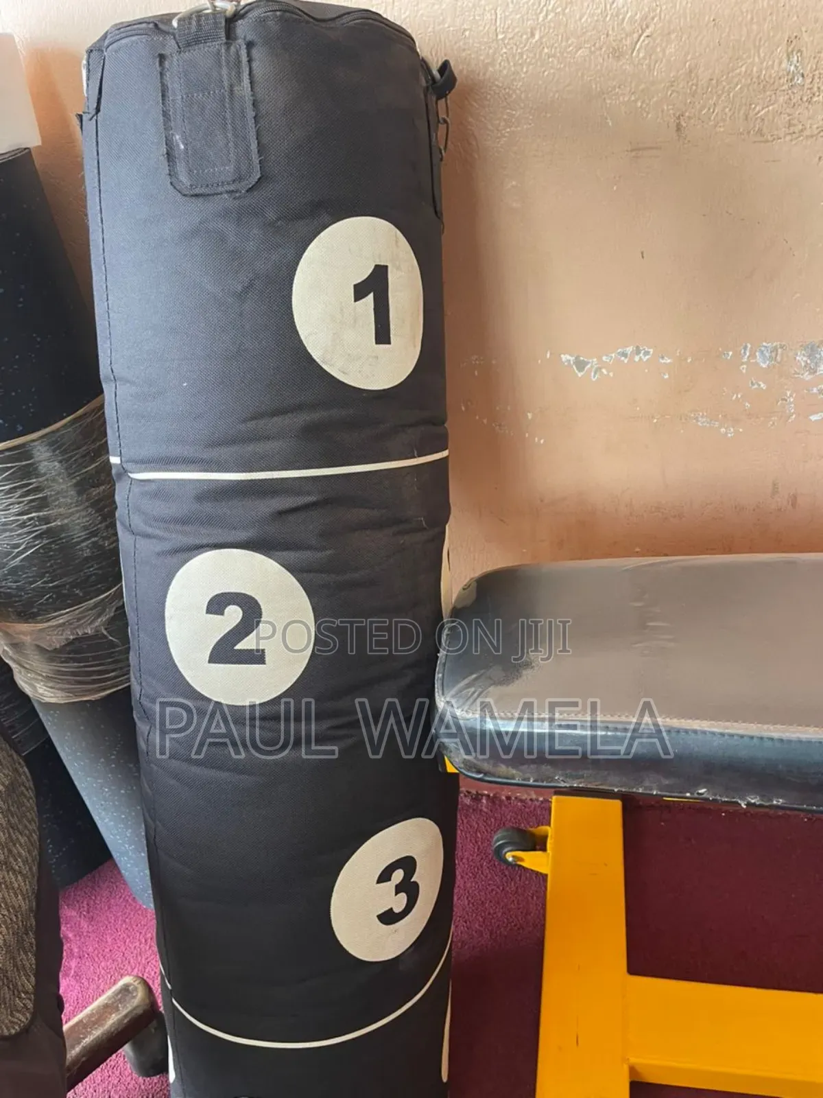 Kettle Bell, Resistance Band, Barbell, Trampoline