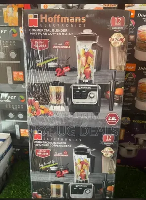 Hoffmans Commercial Blender Model Hm-2085 - Black