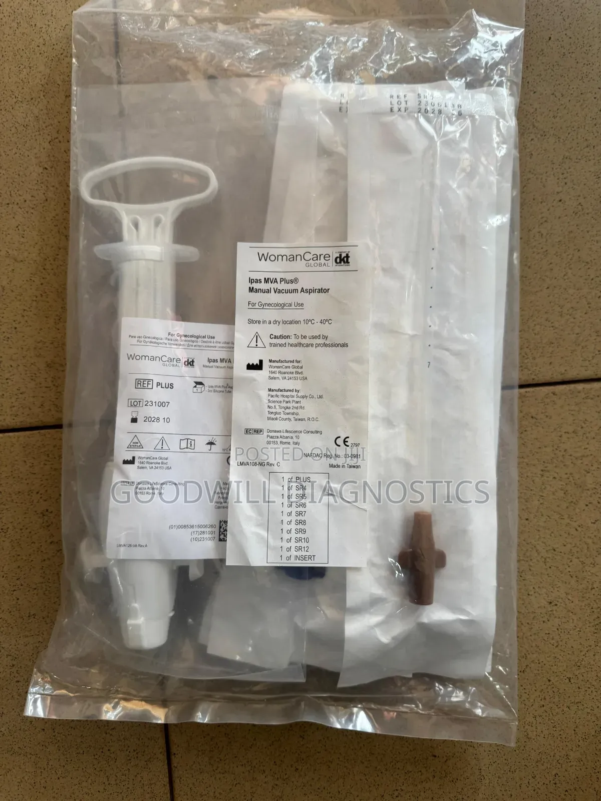 Mva Set Manual Evacuation Set