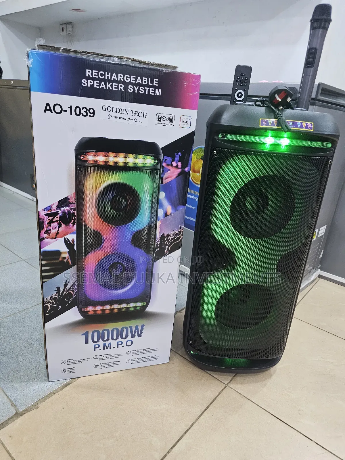Golden Tech Ao-1039 Rechargeable Speaker System