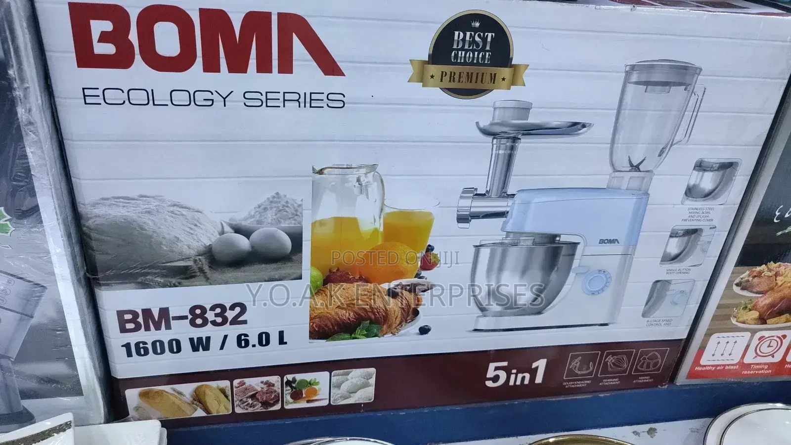 The Boma 5-in-1 Stand Mixer
