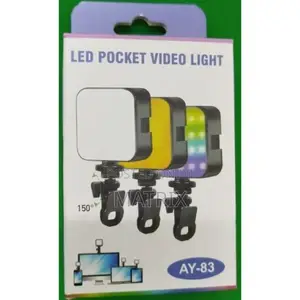 Compact Rechargeable Pocket Lamp for Video Content Creator