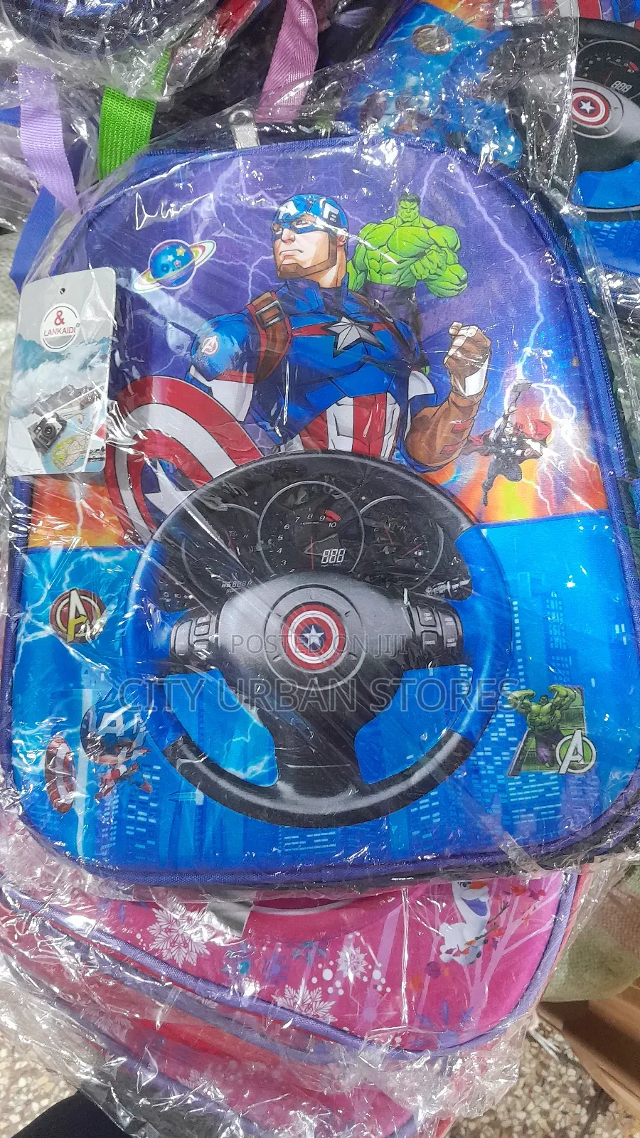 Captain America Boys School Bag