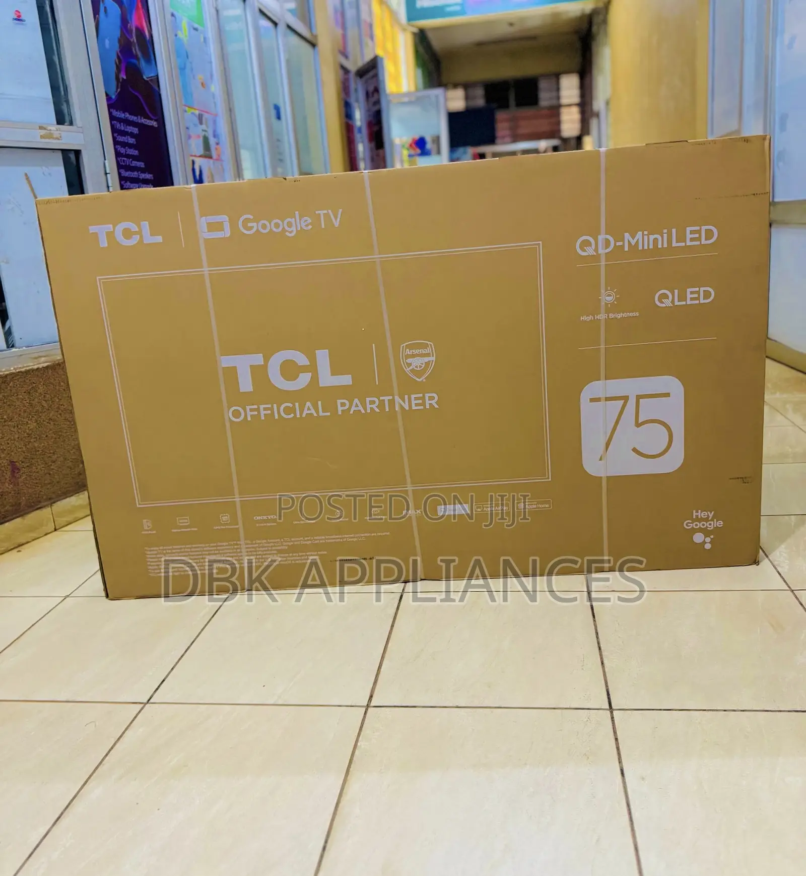 TCL 75inch Qd-Miniled Qled Tv