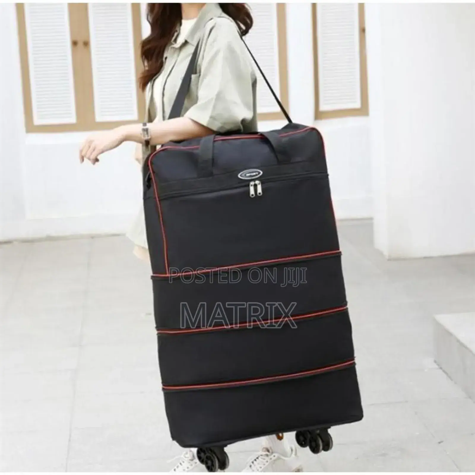 Safari Bag It Has Wheels for Rolling It Is Expanding It Is Light