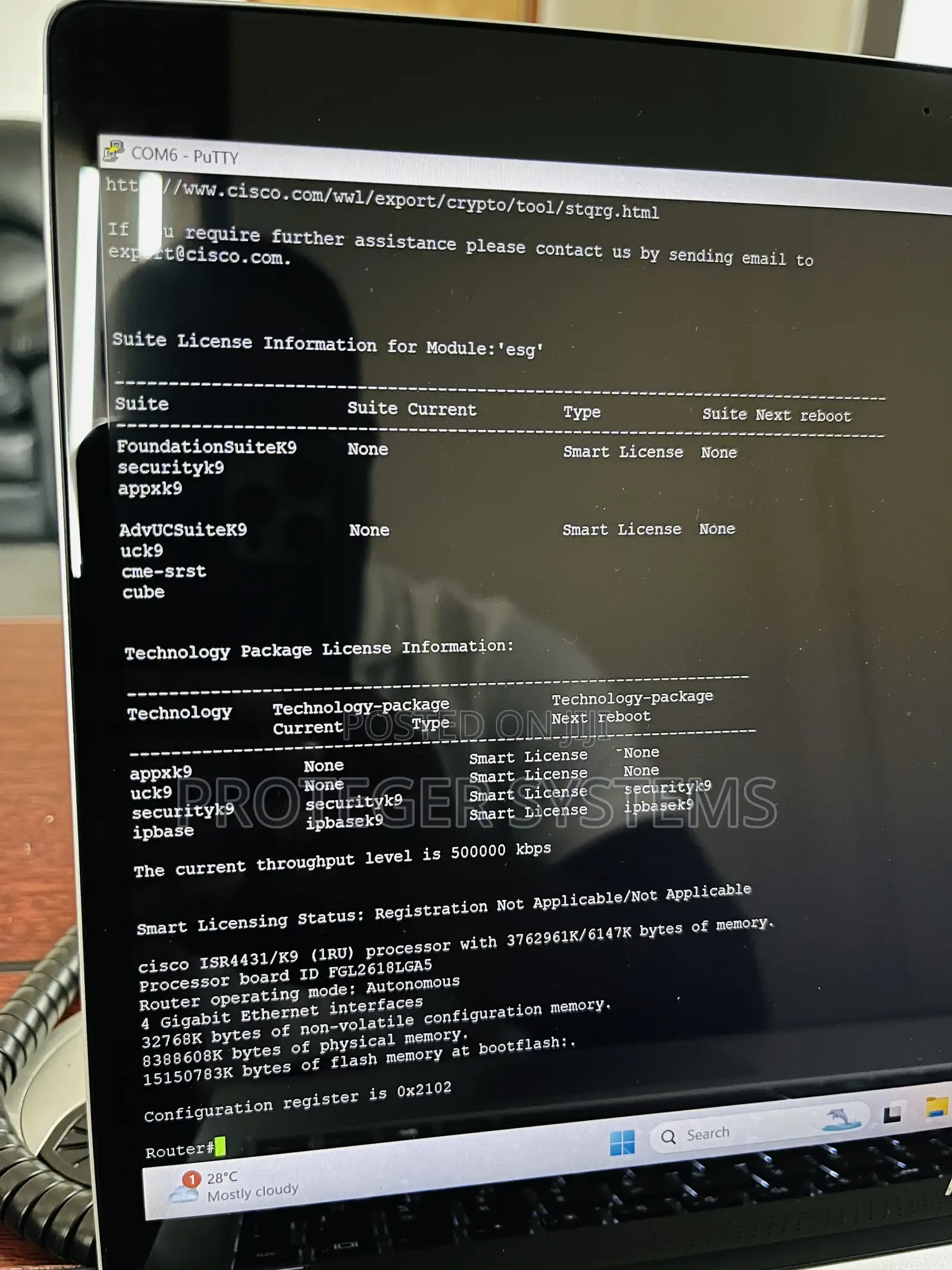 Cisco Isr 4431 Enterprise Level Network Router