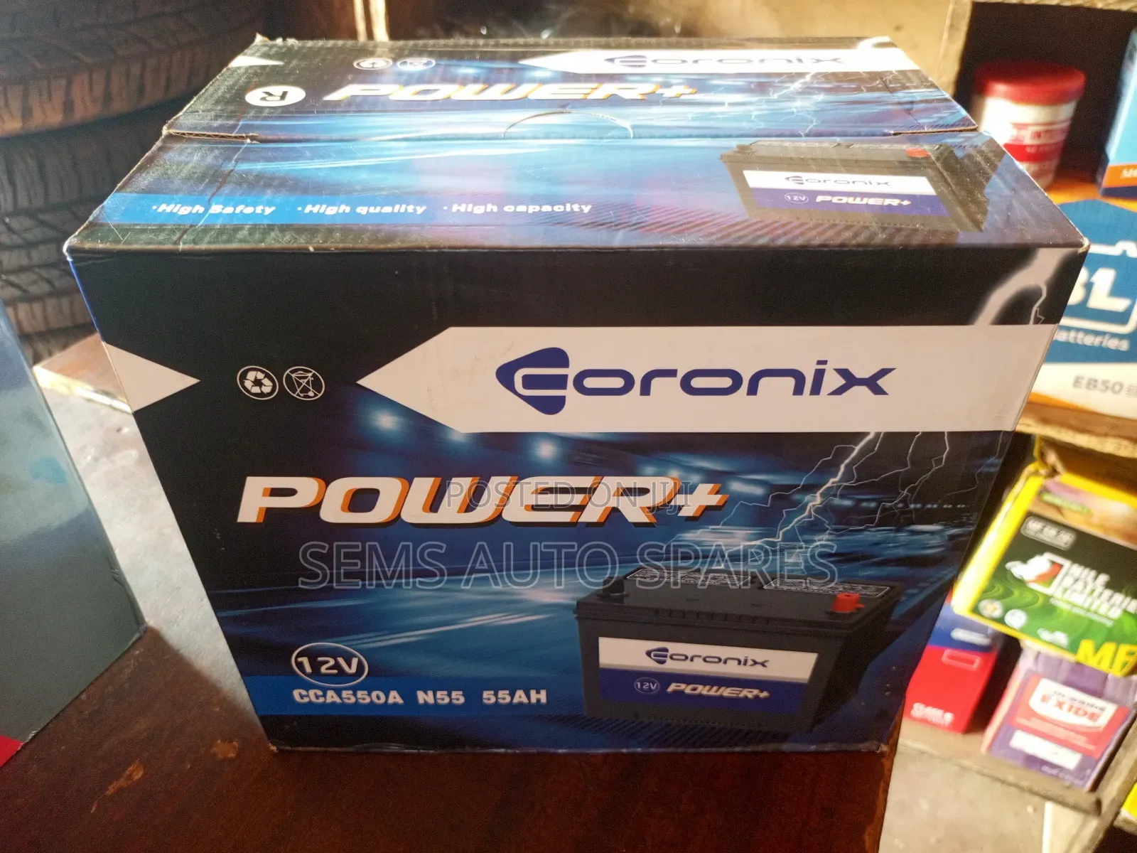 N55 55ah Battery Coronix