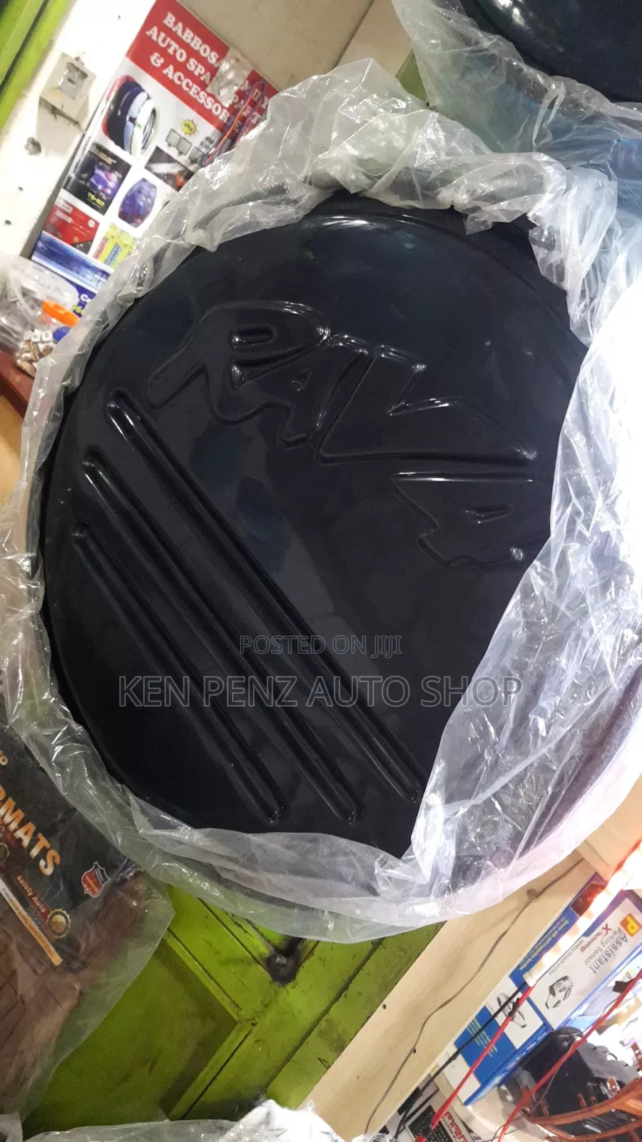Black Rav4 Tyre Cover