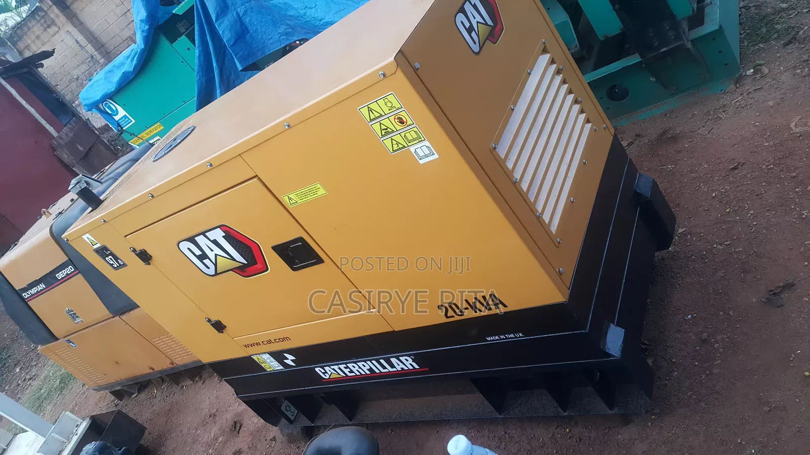 Generator 20kva Caterpillar. Silent.Diesel Fuel. Perkins Engine