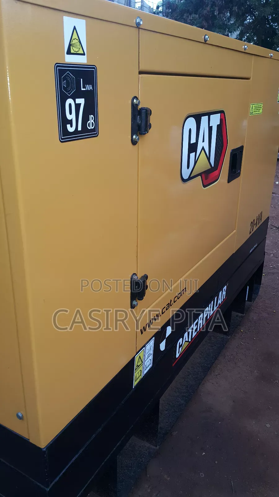 Generator 20kva Caterpillar. Silent.Diesel Fuel. Perkins Engine
