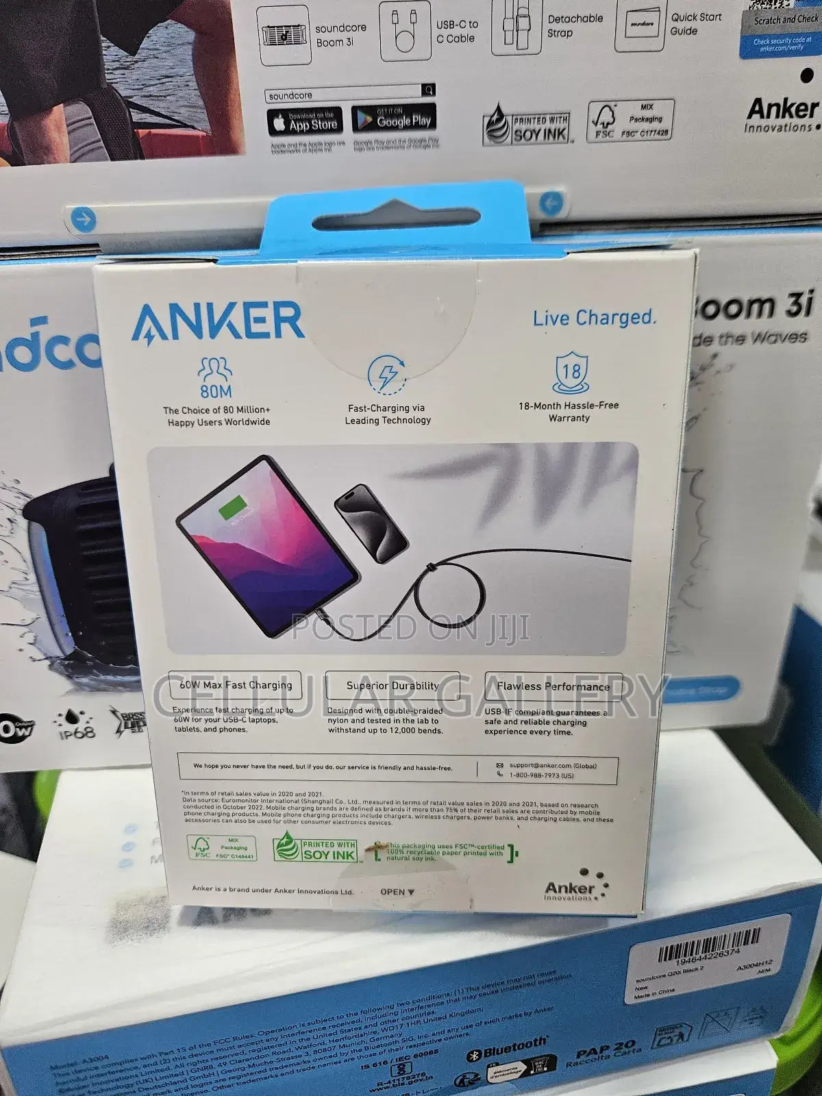 Anker Durable Braided Fast Charging Cable 60w Usb-C to Usb-C