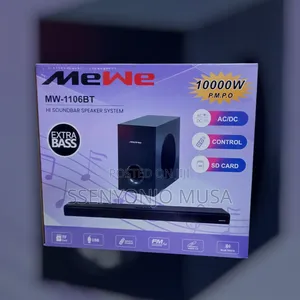 Mewe Mw-1106bt Soundbar Speaker System - 60w Pmpo