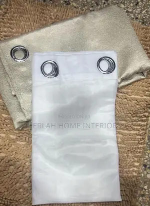 Full Set Curtain in Cream With a Net(3meters Divided With Net 3meters
