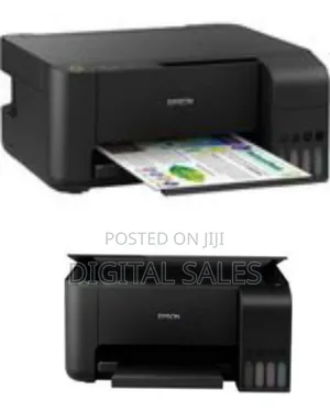 Epson Printers Ecotank L3210 A4 All-in-One Ink Tank Printer, Black