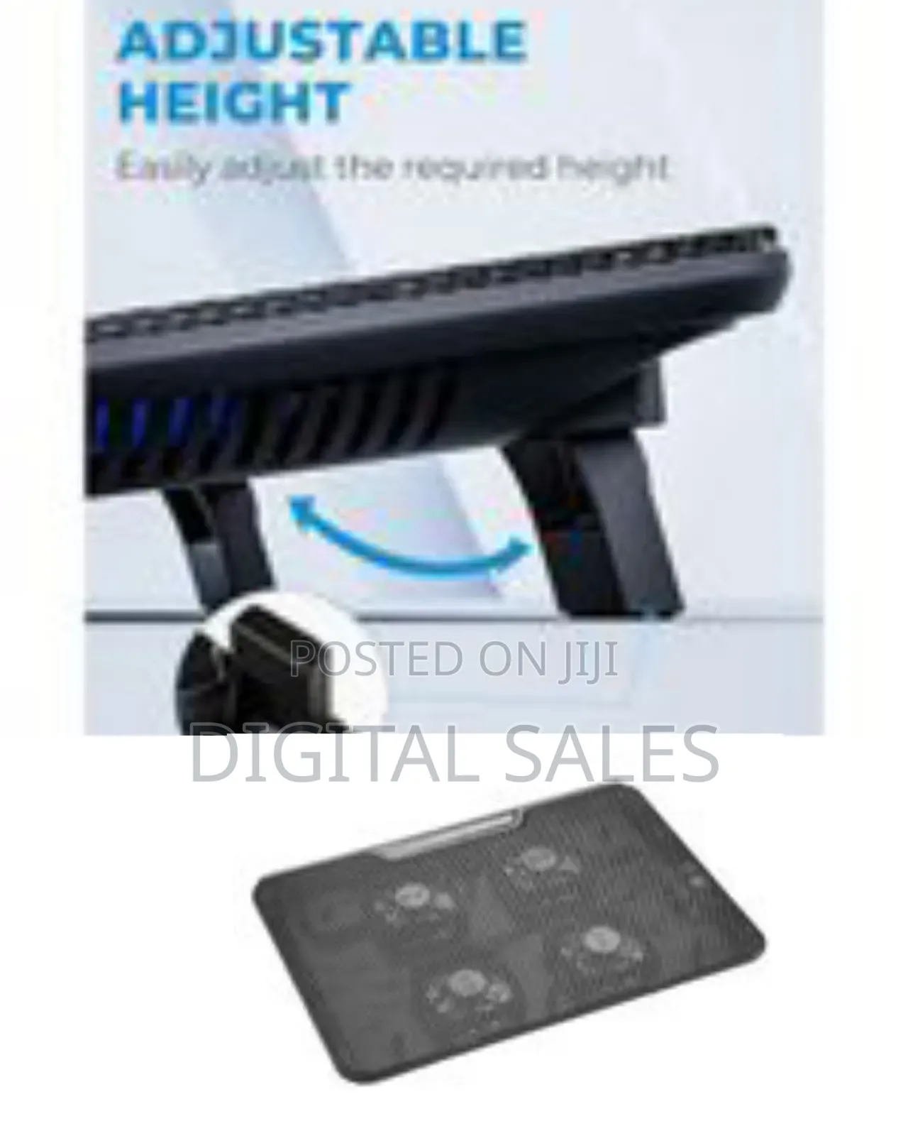 Laptop Fan Stand - Black