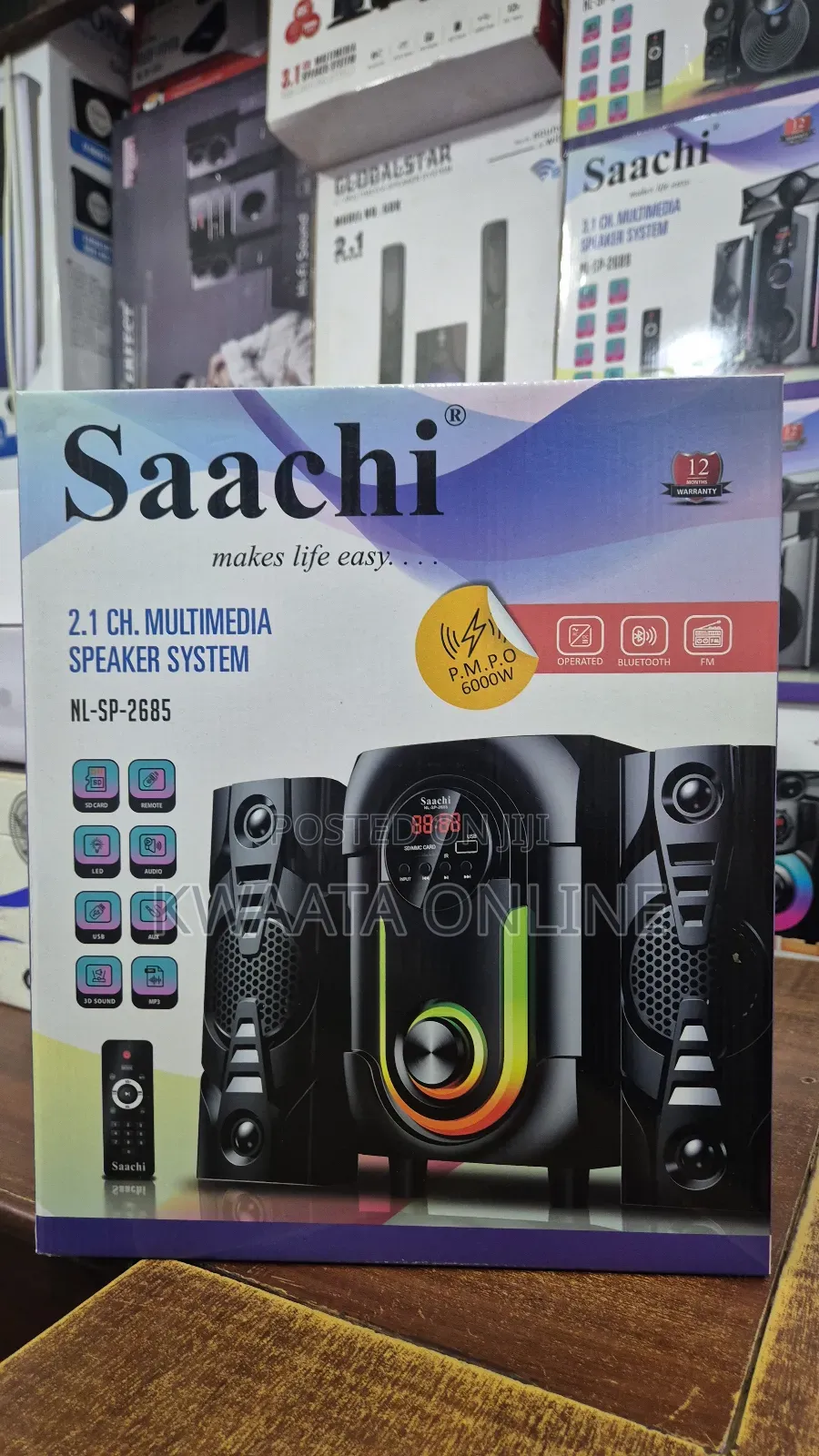 Saachi 2.1 Channel Home Audio System / Sub Woofer Speaker
